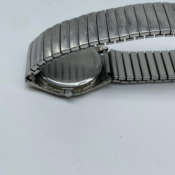 Caravelle Bulova Quartz Watch 41A23 Men Tone White Dial Watch Untested - Picture 7 of 7